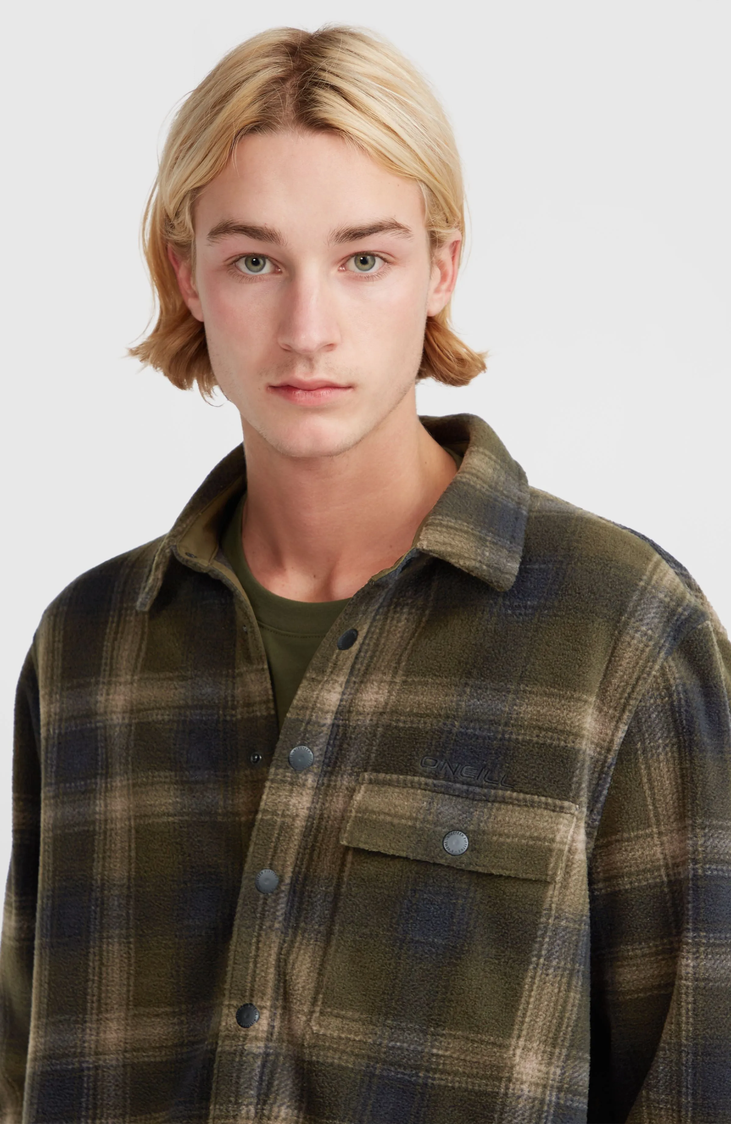 Superfleece Shirt | Green Check Small