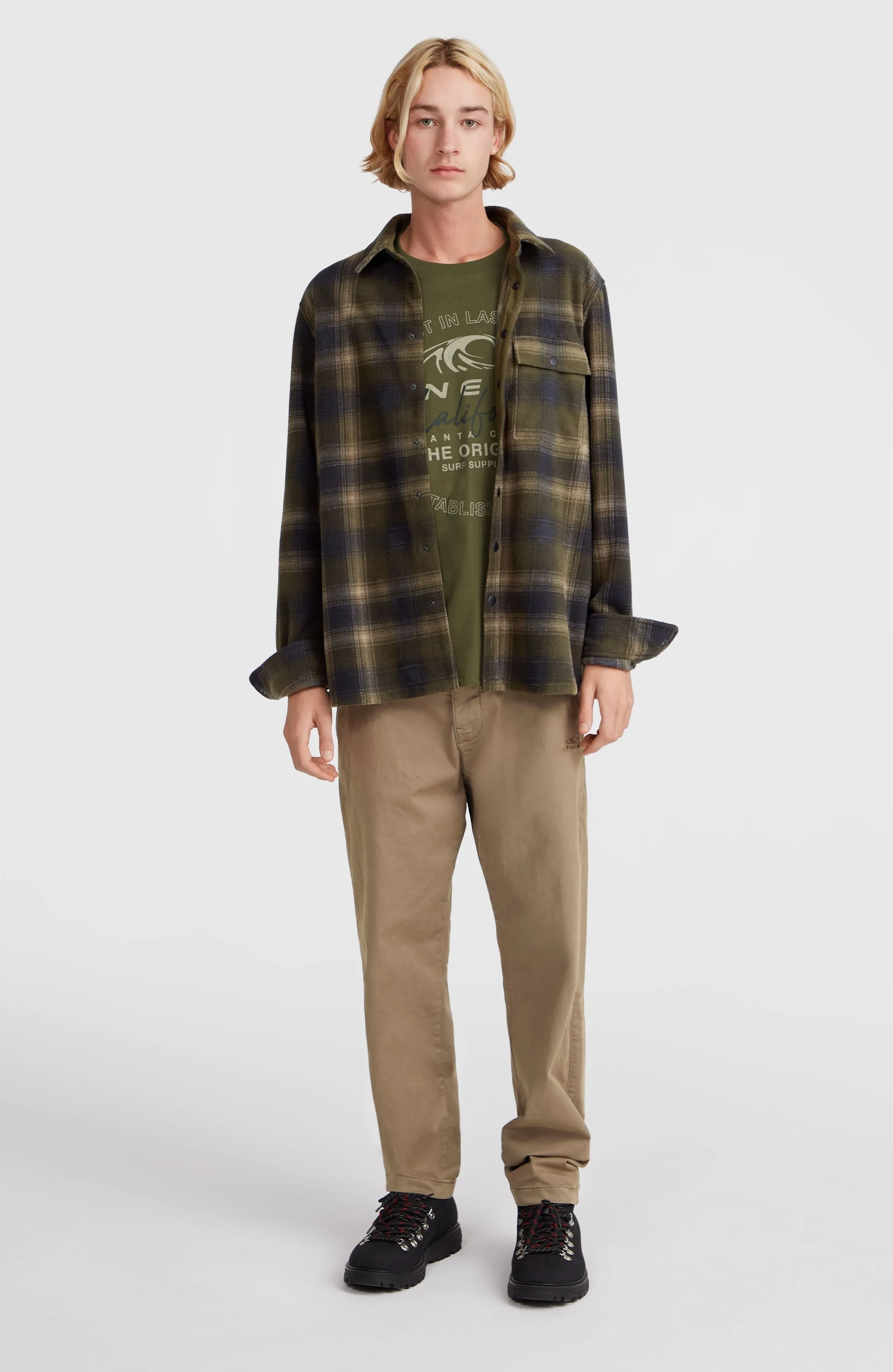 Superfleece Shirt | Green Check Small