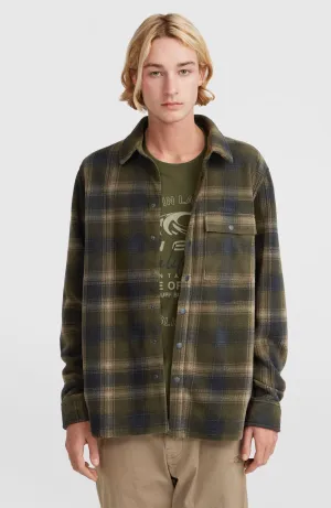 Superfleece Shirt | Green Check Small