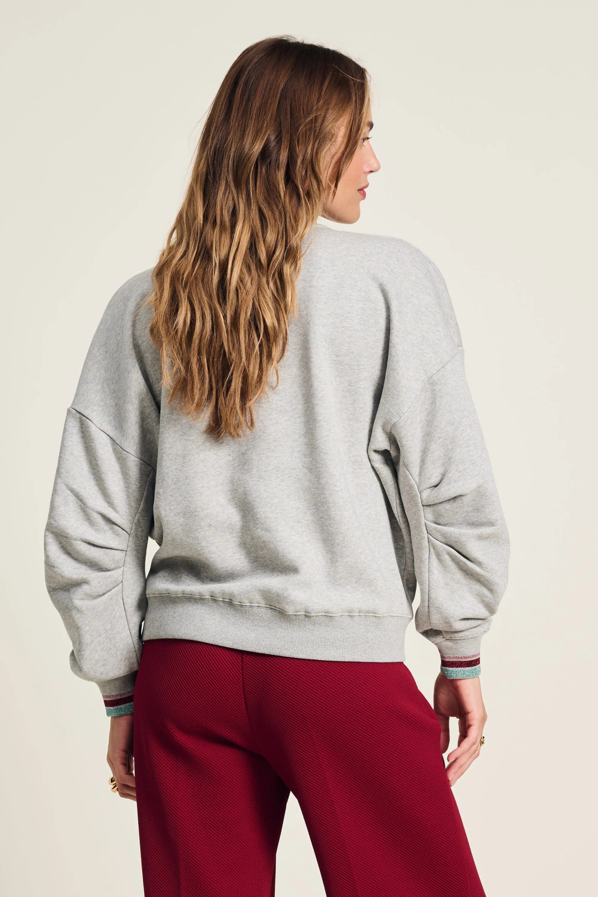 SWEATER - Grey Melange