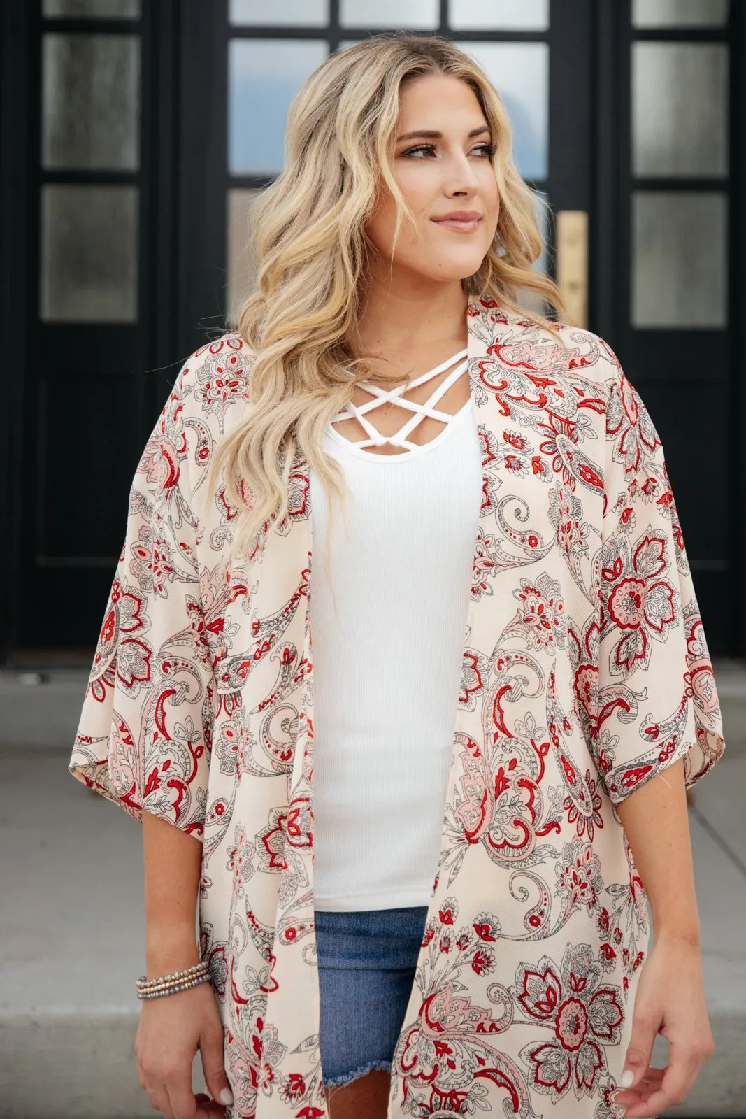 Sweet Tea & Paisleys Kimono