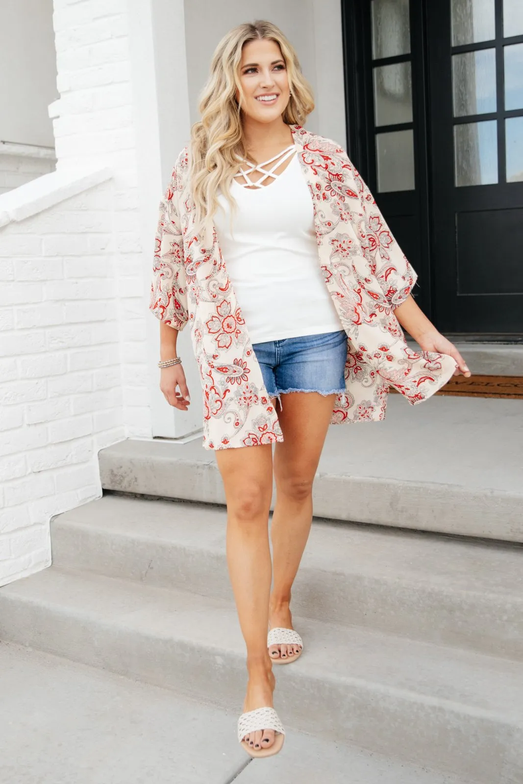 Sweet Tea & Paisleys Kimono