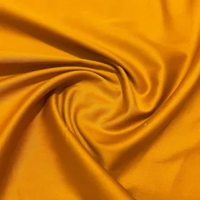 Tangerine Orange Solid Cotton Satin Fabric