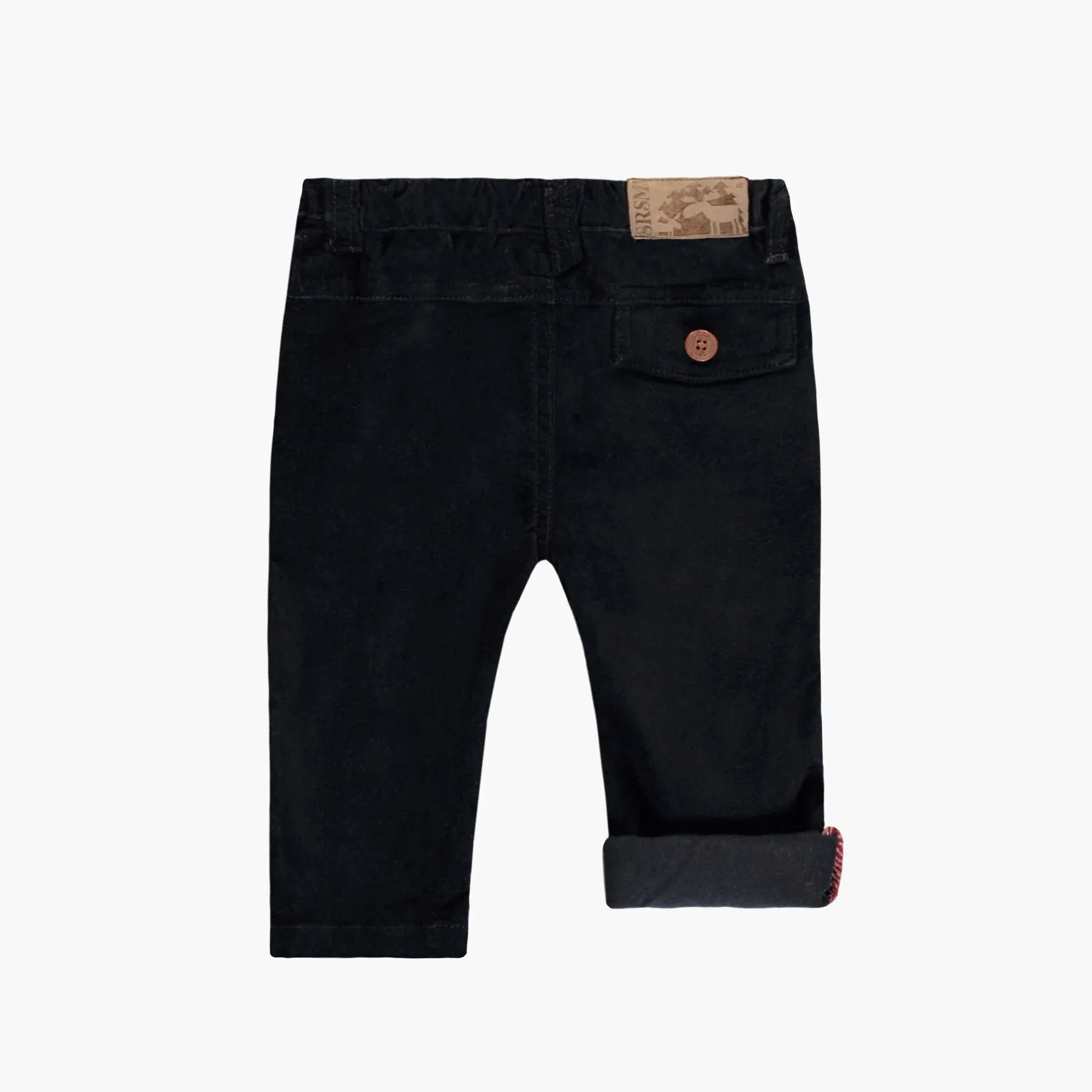 The Baxter Velvet Pant - Black - BABY