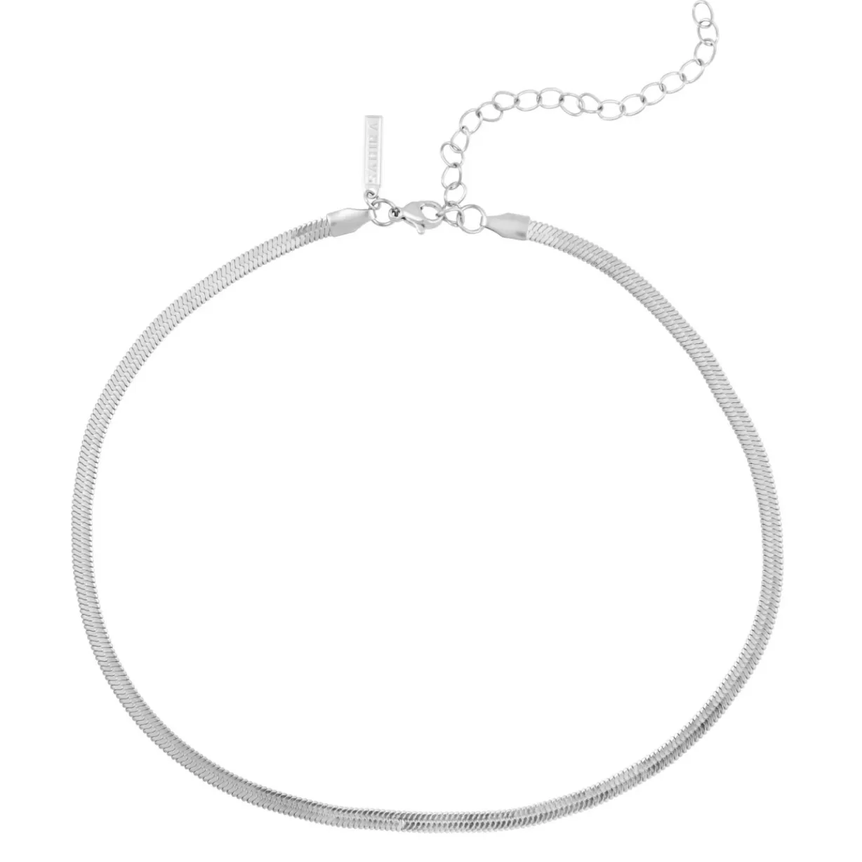 The 'Jax' 4mm Necklace in Silver by SAHIRA