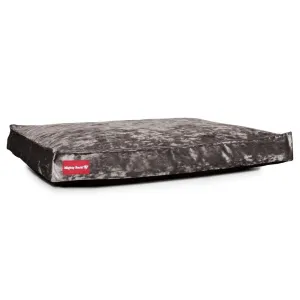 The Mattress Orthopedic Classic Memory Foam Dog Bed - Glitz Silver