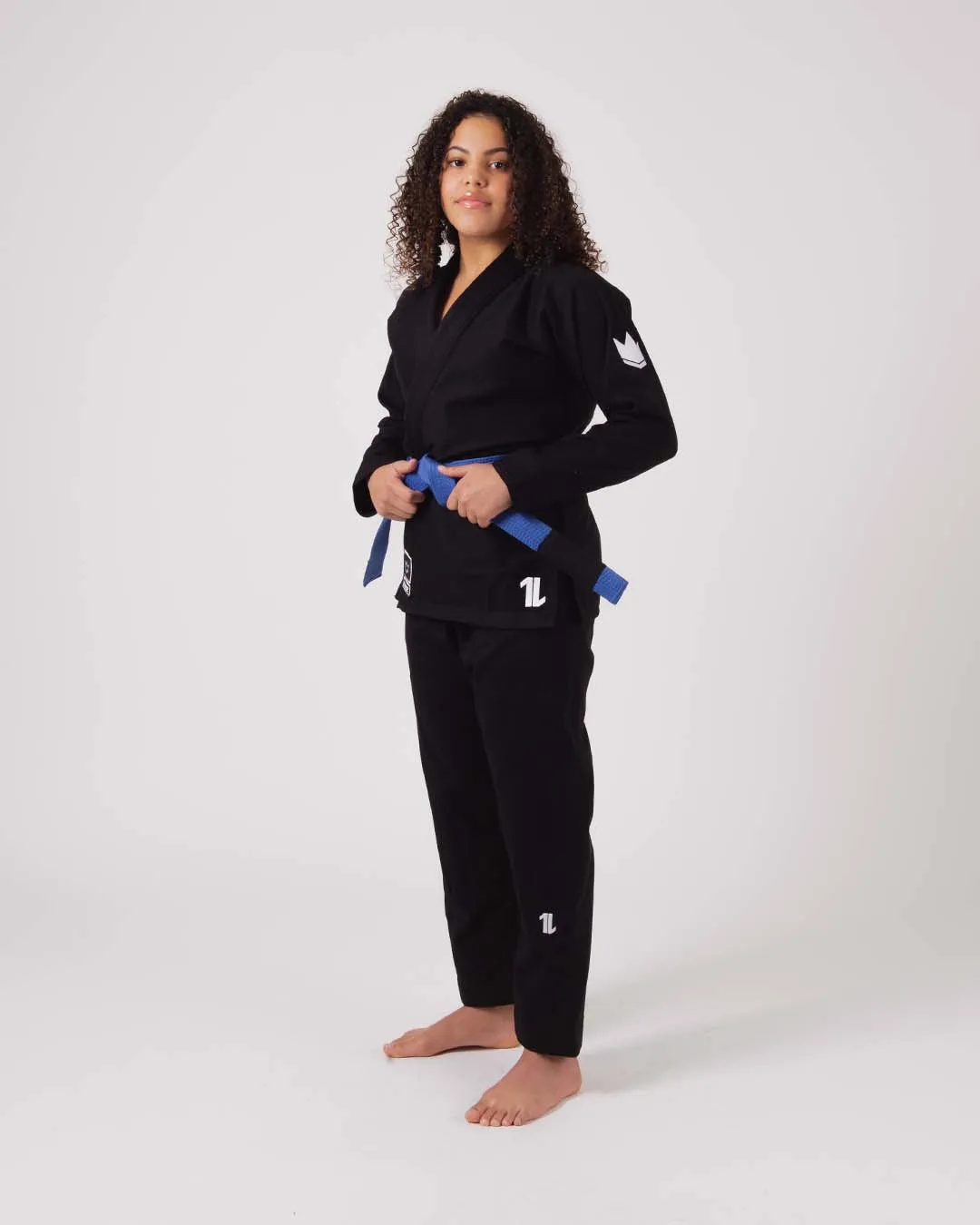 The ONE Kids Jiu Jitsu Gi - Black - FREE White Belt