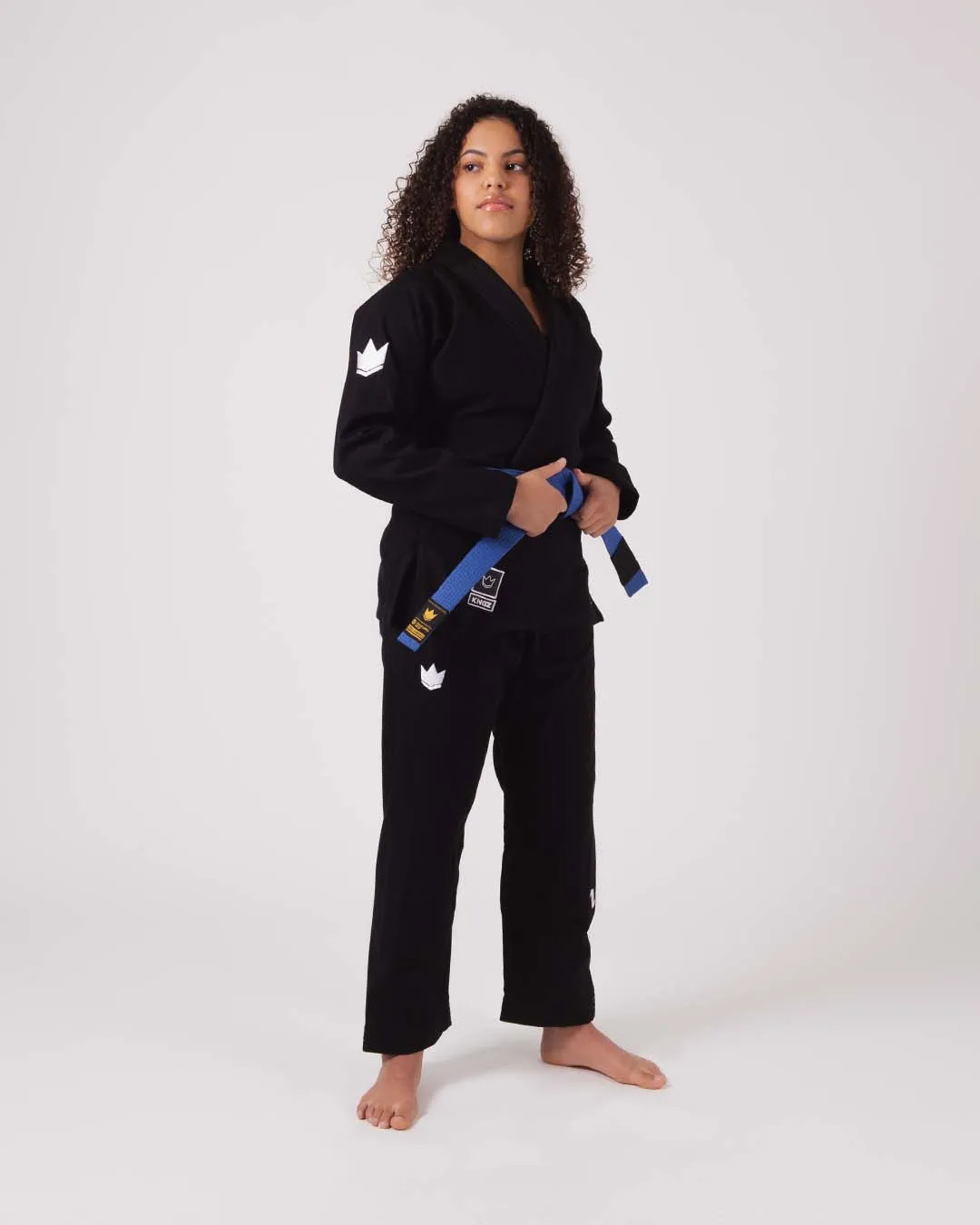 The ONE Kids Jiu Jitsu Gi - Black - FREE White Belt