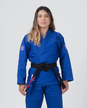 The ONE Womens Jiu Jitsu Gi - Blue/Lavender - FREE White Belt