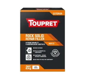 Toupret 2kg Rock Solid Repair Filler (Murex)