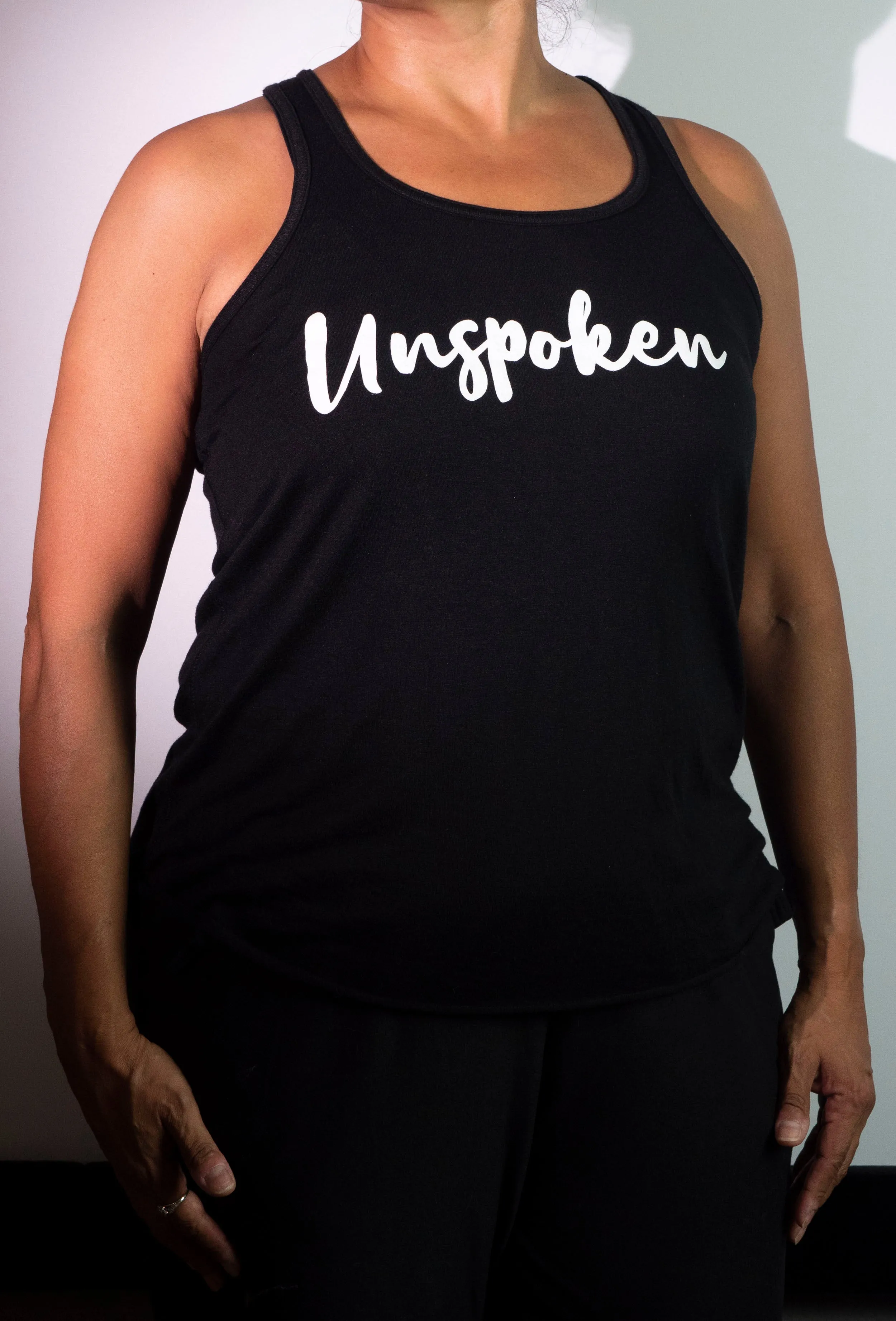 Unspoken Women's Tank - Black