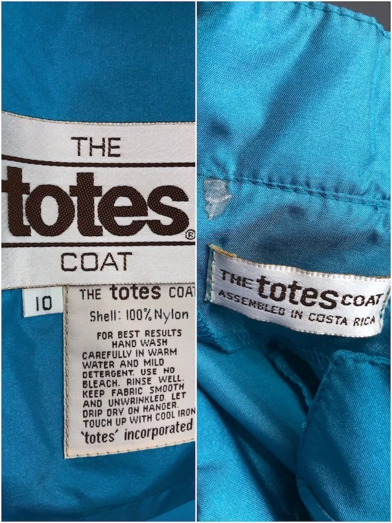 Vintage Totes Raincoat