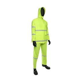 West Chester 4031/L ANSI Type O Class 1 Three-Piece Rainsuit - 0.35mm