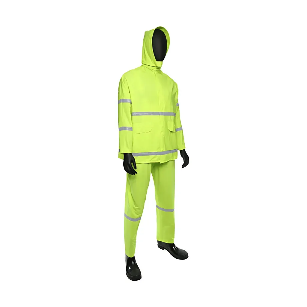 West Chester 4031/XXXXL ANSI Type O Class 1 Three-Piece Rainsuit - 0.35mm