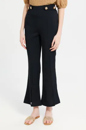 Women Ivory Casual Trousers