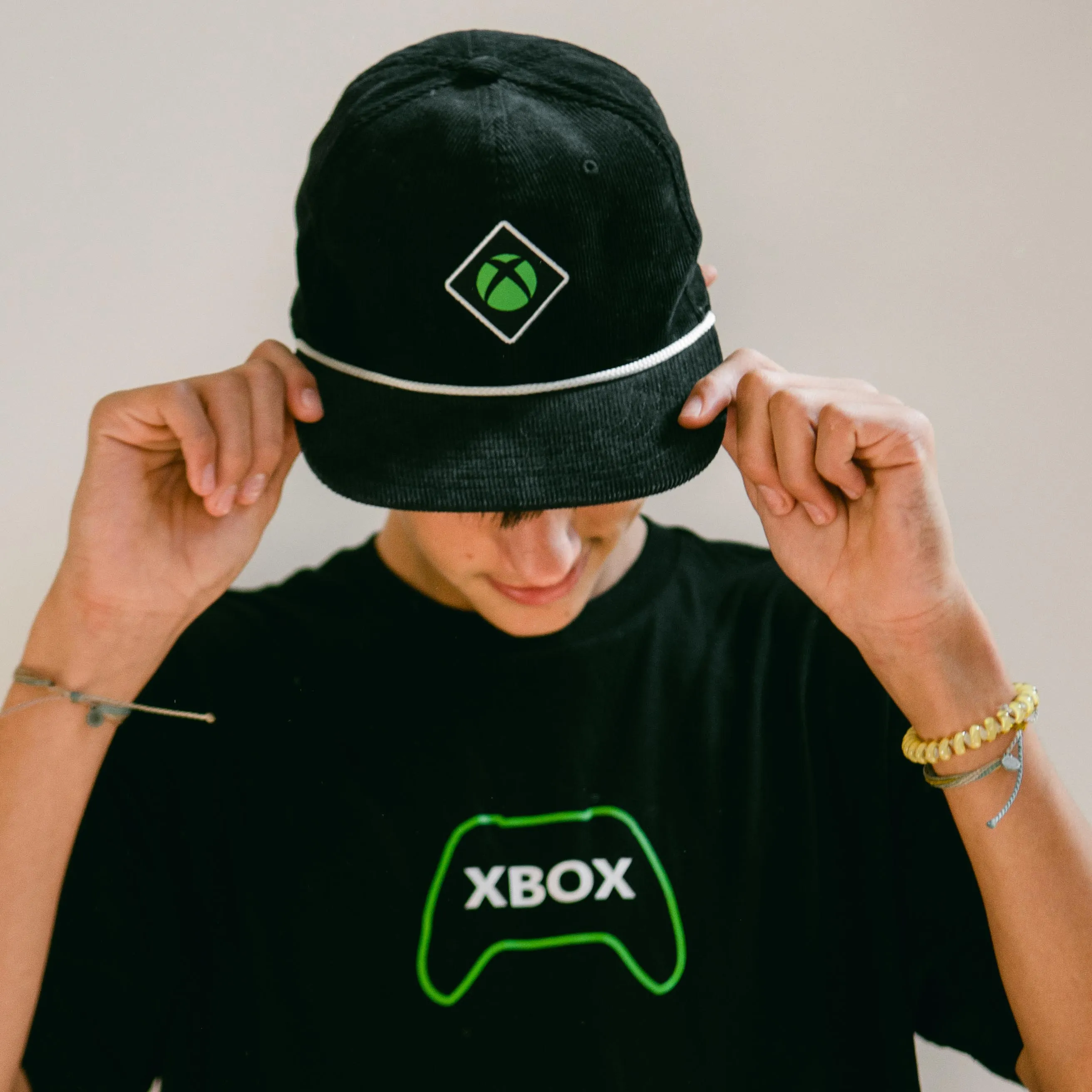 Xbox Green Sphere Corduroy Hat