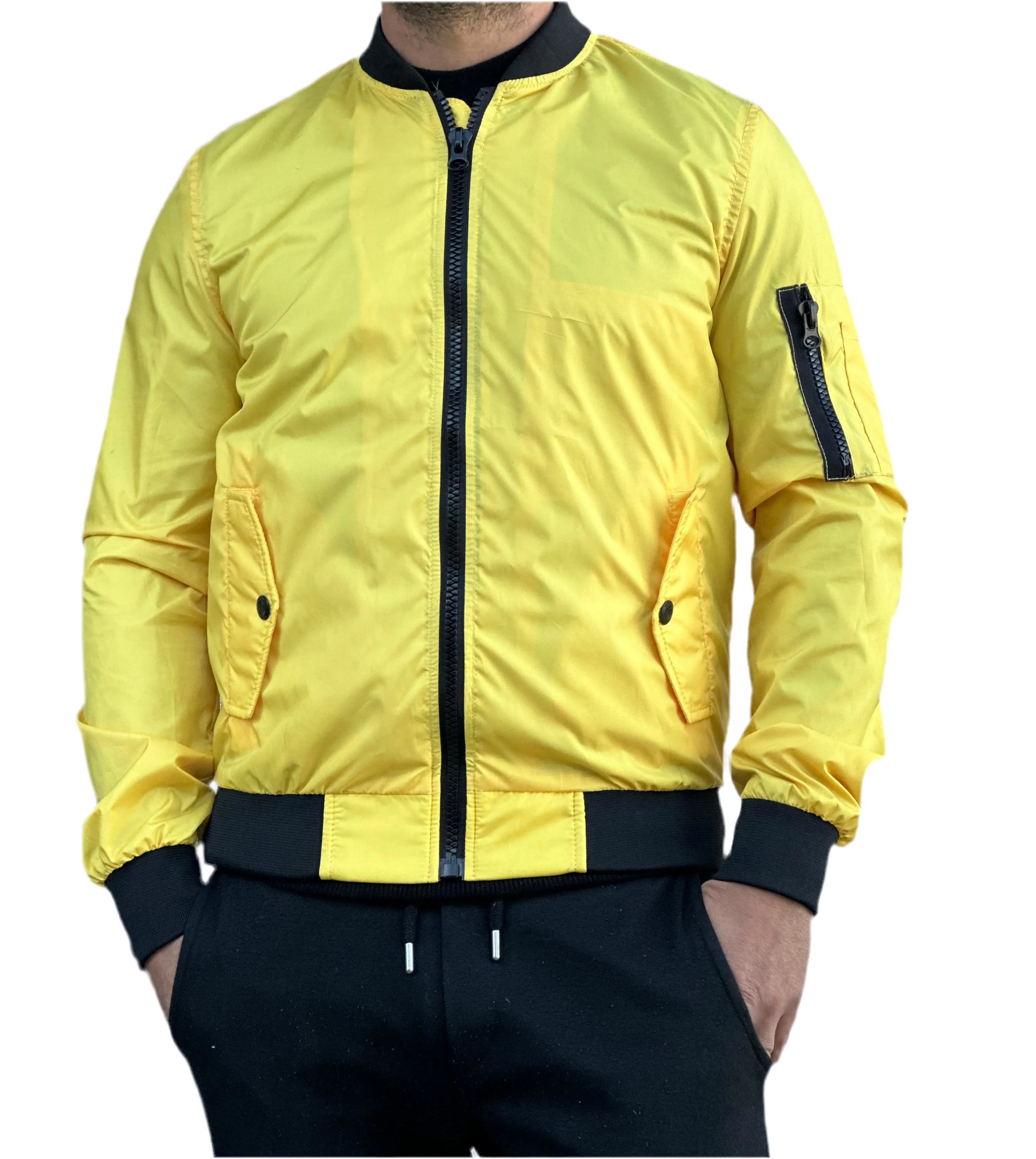 Yellow Bomber Jacket