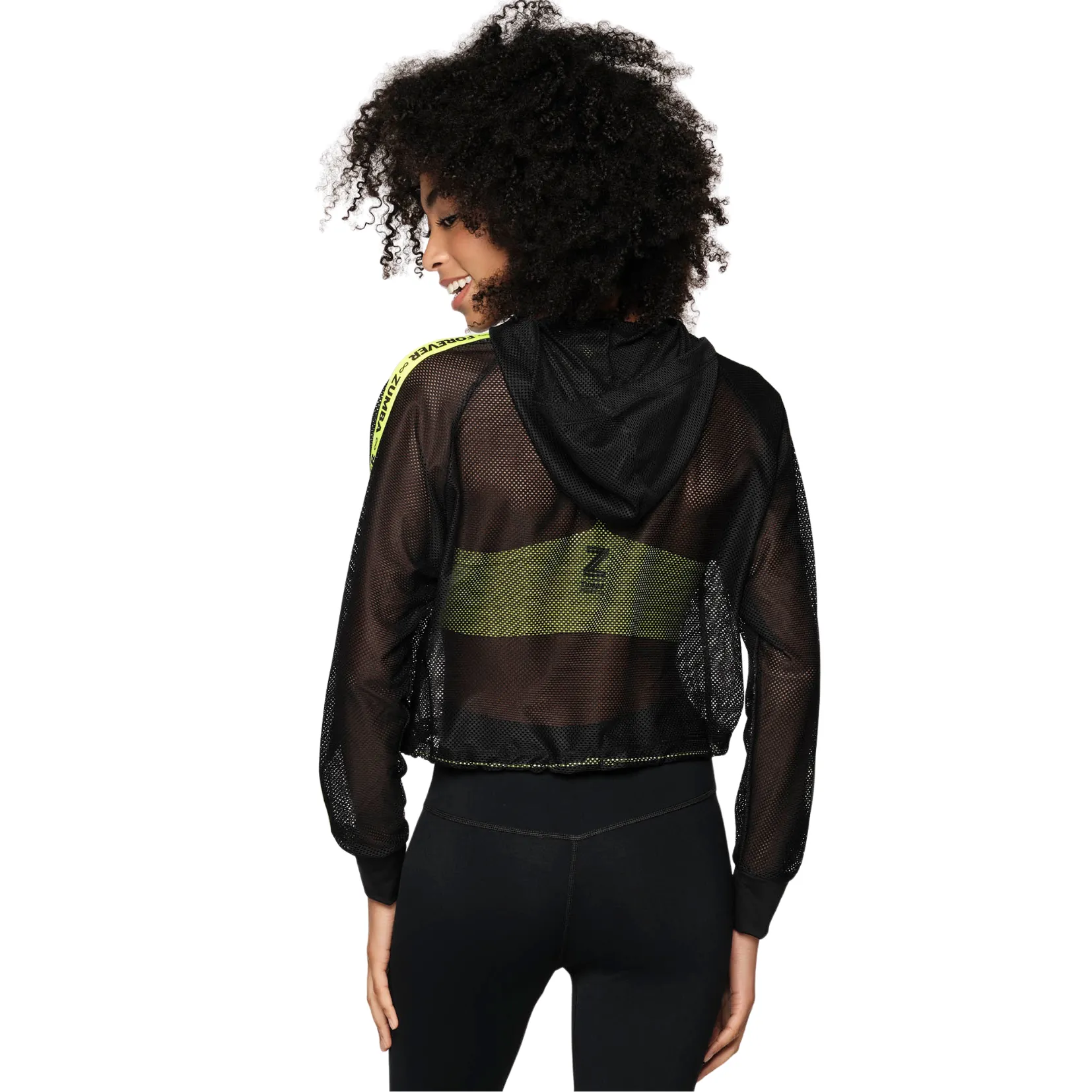 Zumba Forever Mesh Crop Hoodie